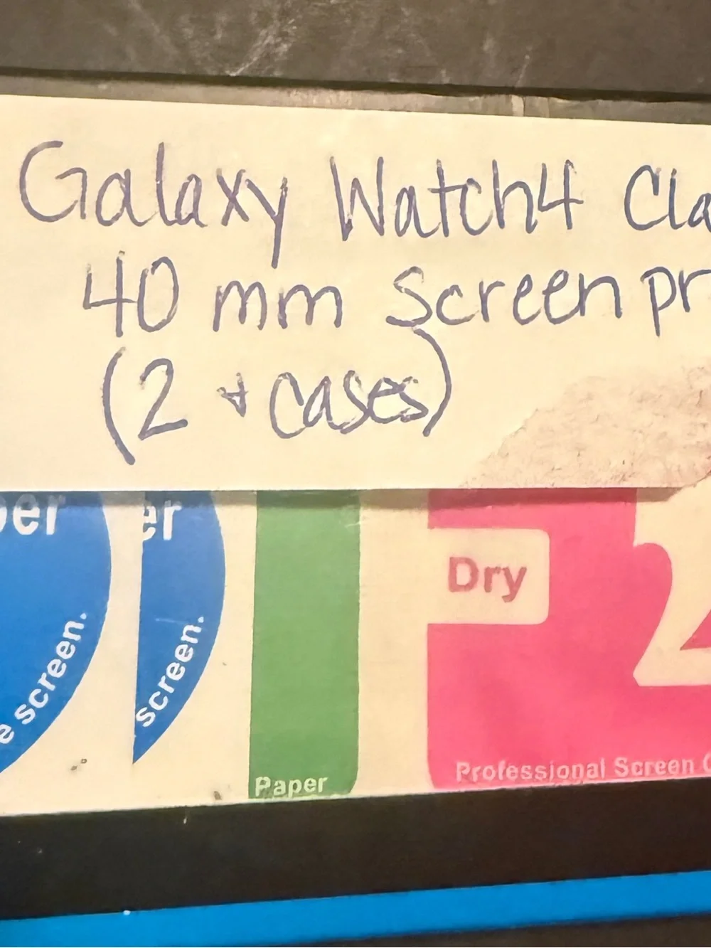 Samsung Black Smartwatch Galaxy Watch4 Classic w/ watchbands screen covers